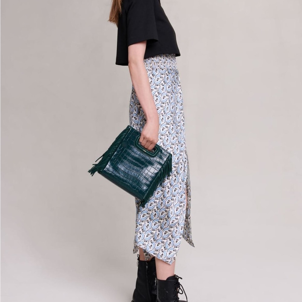 maje 2-in-1 floral dress